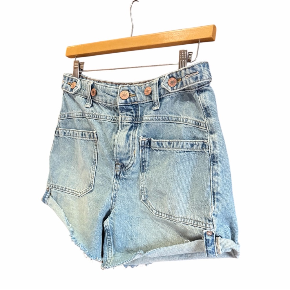 FREE PEOPLE WE THE FREE Palmer Shorts‎ La La Land 25 - Picture 7 of 15